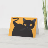 Zwarte kat kaart (Voorkant)