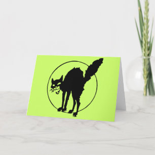 Zwarte kat kaart
