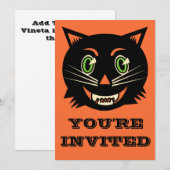  zwarte kat kaart (Voorkant / Achterkant)