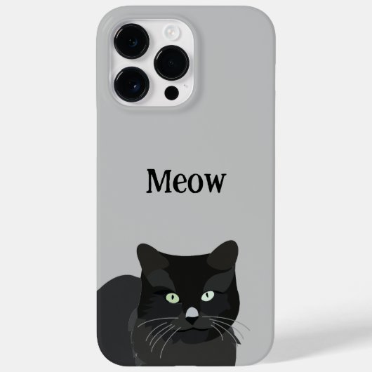 Zwarte Kat Kat  Case-Mate iPhone Case (Achterkant)