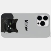 Zwarte Kat Kat  Case-Mate iPhone Case (Achterkant (horizontaal))