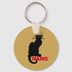 Zwarte kat, kat Noir, Sleutelhanger