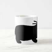 Zwarte kat | Kat van kool- en ploegenvlees | DIERE Koffiemok (Center)