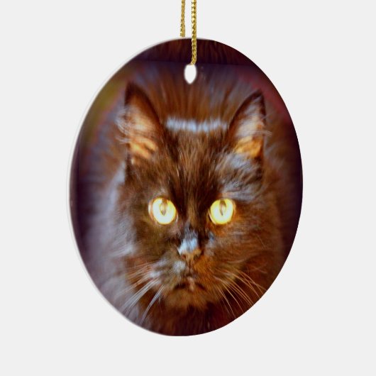 zwarte kat keramisch ornament (Rechts)