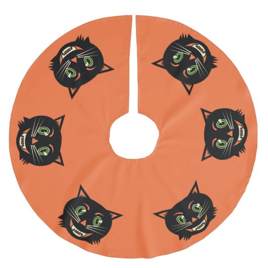  zwarte kat kerstboom rok (Voorkant)