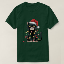 Zwarte Kat Kersteditie T-shirt