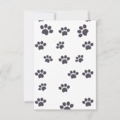 Zwarte kat kinder gelukkige verjaardag kaart (Achterkant)