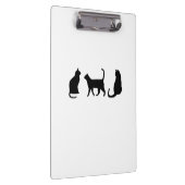 Zwarte kat klembord (Rechts)