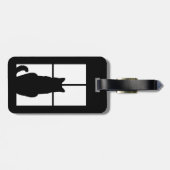 Zwarte Kat Klik om de optie voor vensterkleur aan  Bagagelabel (Achterkant horizontaal)