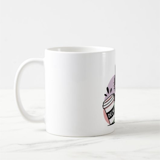 Zwarte kat koffie (Decaf) Koffiemok (Links)