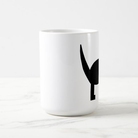 Zwarte kat koffiemok (Center)