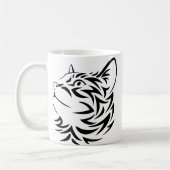 zwarte kat koffiemok (Links)