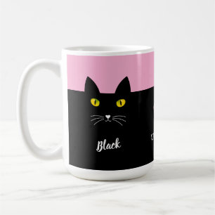Zwarte Kat Koffiemok Geschenk voor Kat Liefhebbers