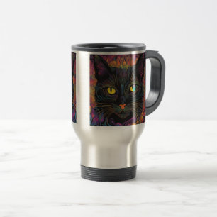 zwarte kat - koffiemok reisbeker
