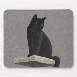 Zwarte Kat Koninklijk Muismat
