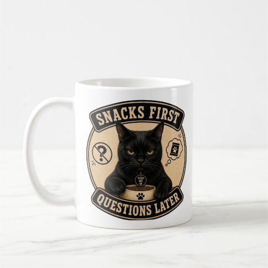 Zwarte Kat Kop | Eerst Snacks, Later Vragen (Links)