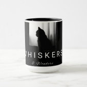 Zwarte Kat Kopje Mok (Midden)