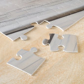 Zwarte kat kunst grote puzzel (Zijkant)