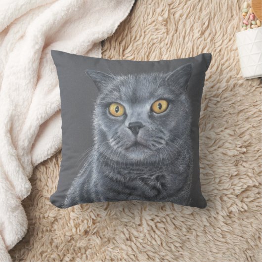 Zwarte kat kussen (Deken)