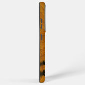 Zwarte kat landschap samsung galaxy hoesje (Rechterkant)