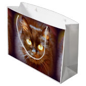 zwarte kat large cadeautasje (Achterkant Gekanteld)