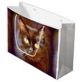zwarte kat large cadeautasje (Voorkant Gekanteld)