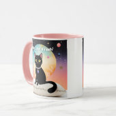 Zwarte Kat - Laten we ons settelen Mok (Voorkant links)
