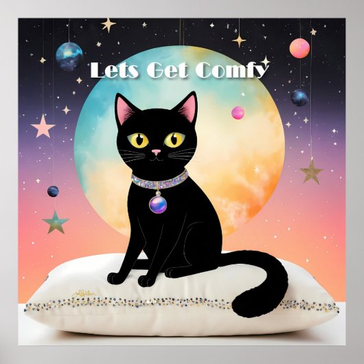 Zwarte Kat - Laten we ons settelen Poster (Voorkant)