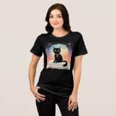 Zwarte Kat - Laten we ons settelen Tri-Blend Shirt (Voorkant volledig)