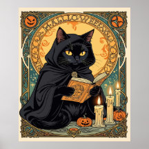 Zwarte Kat Leest Het Jack o'lantern Dagboek