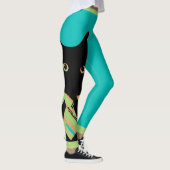 Zwarte kat leggings (Rechts)