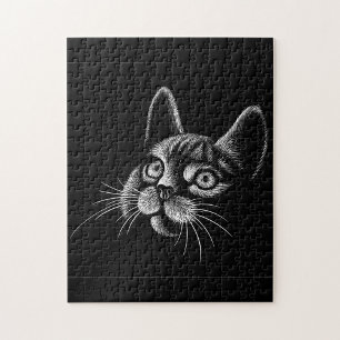 Zwarte kat legpuzzel