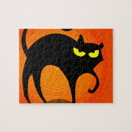Zwarte kat legpuzzel