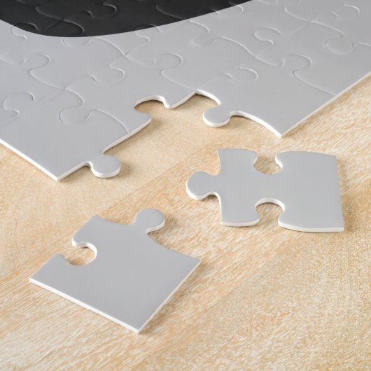 Zwarte kat legpuzzel (Zijkant)