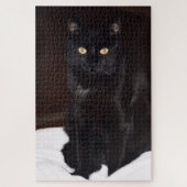 Zwarte kat legpuzzel (Verticaal)