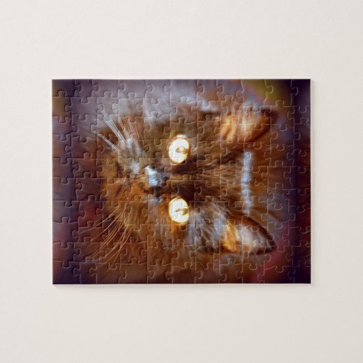 zwarte kat legpuzzel (Horizontaal)