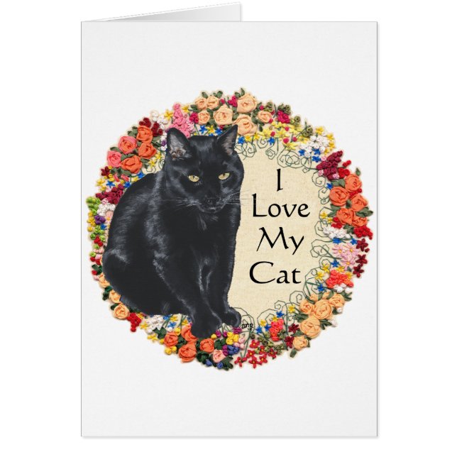 Zwarte Kat Liefde (Voorkant)