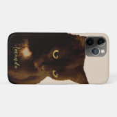 Zwarte kat liefde huisdier boho stijl Uncommon iP Case-Mate iPhone Case (Achterkant (horizontaal))