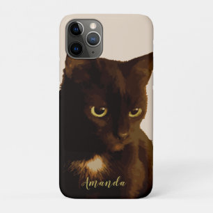 Zwarte kat liefde huisdier boho stijl  Uncommon iP Case-Mate iPhone Case