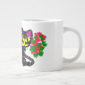 Zwarte kat lijn Herfst  Grote Koffiekop (Rechts)