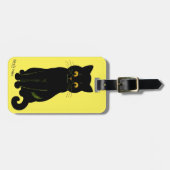 Zwarte kat, Louis Wain Bagagelabel (Voorkant horizontaal)