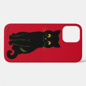 Zwarte kat, Louis Wain Case-Mate iPhone Case (Achterkant (horizontaal))