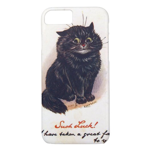Zwarte kat, Louis Wain Case-Mate iPhone Case (Achterkant)