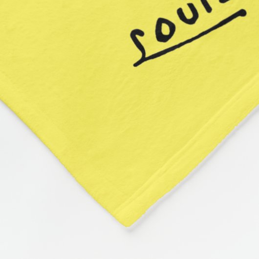 Zwarte kat, Louis Wain Fleece Deken (Hoek)