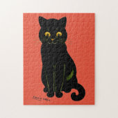 Zwarte kat, Louis Wain Legpuzzel (Verticaal)