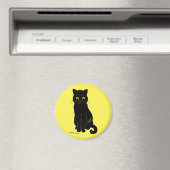 Zwarte kat, Louis Wain Magneet (Insitu (Vaatwasser))