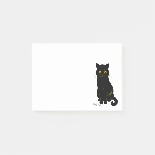 Zwarte kat, Louis Wain Post-it® Notes (Voorkant)