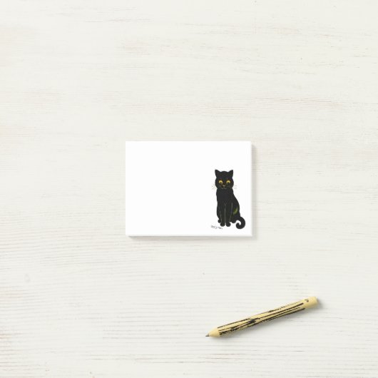 Zwarte kat, Louis Wain Post-it® Notes (Op bureau)