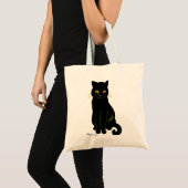 Zwarte kat, Louis Wain Tote Bag (Voorkant (product))