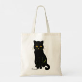 Zwarte kat, Louis Wain Tote Bag (Achterkant)